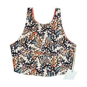 NWT Sacre‎ Ella Reversible Tank Top ~ Size XS ~ Women's ~ Coral ~ Nylon/Spandex